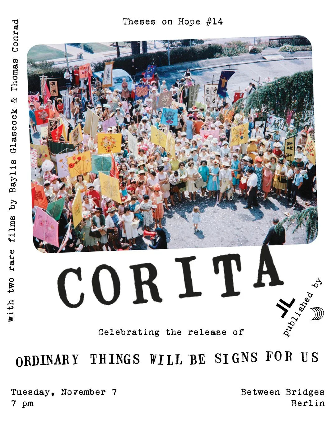 BOOK RELEASE EVENT - BETWEEN BRIDGES, BERLIN